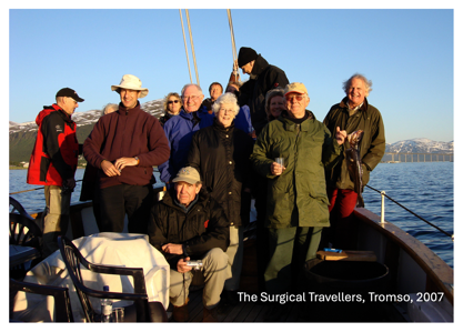 A fishing trip during the visit to Tromso, Norway, 2007